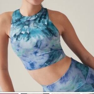 NWT Athleta Conscious Crop Printed A-C